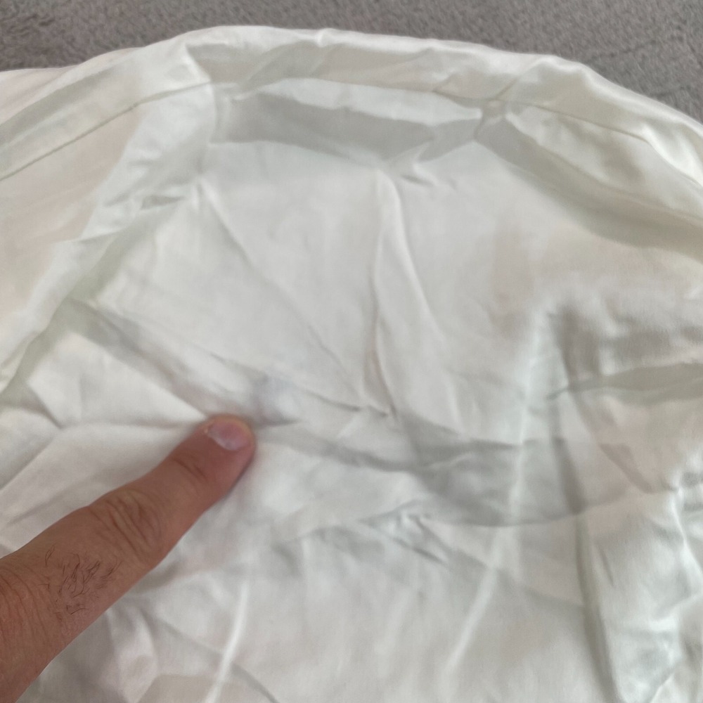 LUNYA Washable Silk Robe Women Large Tranquil White Removal Belt‎ Pockets $278 - Picture 4 of 9